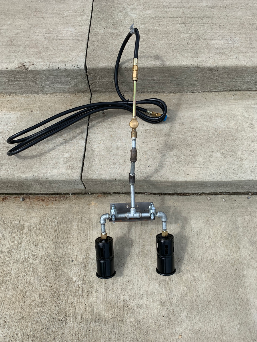 Torch set up w/o Scraper