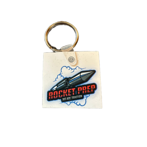 Rocket Track Glue Double Sided Keychain - Rocket Track Products
