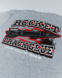 Rocket Track Glue Rocket T Shirt Back Close Up
