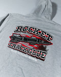 Rocket Track Glue Hooded Rocket Sweatshirt Back Close Up