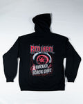 Rocket Track Glue Red Label Hooded Sweatshirt Back
