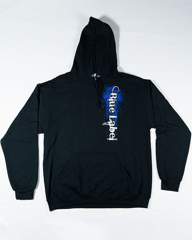 Blue Label Tire Wrinkle Hooded Sweatshirt Front Image