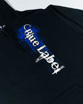 Blue Label Tire Wrinkle Hooded Sweatshirt Front