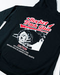 Blue Label Tire Wrinkle Hooded Sweatshirt Back