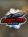 Rocket Prep Logo Decal Stickers Blue Red Logo