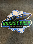 Rocket Prep Logo Decal Stickers Green Blue