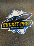 Rocket Prep Logo Decal Stickers Yellow