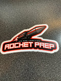 Rocket Prep Logo Decal Stickers Red Rocket