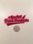 Rocket Track Products Red & Black Sticker - Rocket Track Products 