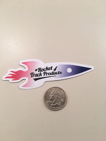 Rocket Track Products Rocket Sticker - Rocket Track Products -  - rocket-track-products